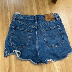 Levi’s Ribcage Denim Short - Charles Erosion